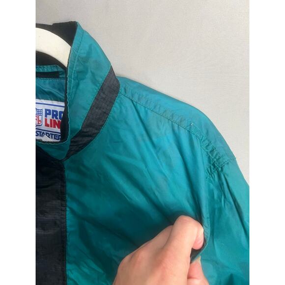 VTG Miami Dolphins Starter Jacket Puffer 1/4 Zip Pro Line NFL 90s Sz M Football - Picture 16 of 16